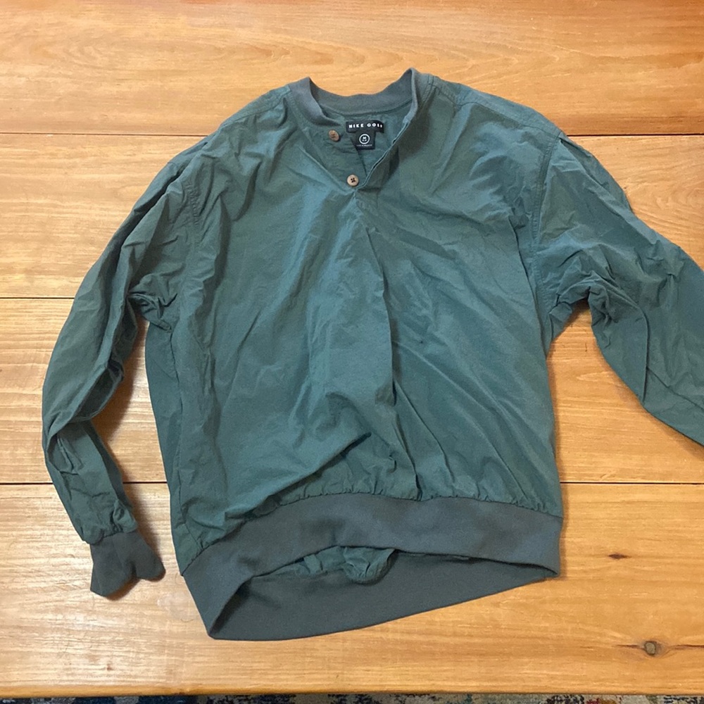 Nike men’s M golf jacket. Green.